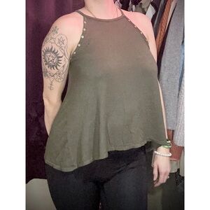 Hiatus Grommet Swing Tank Top